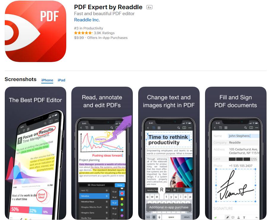 apple mac pdf reader for iphone
